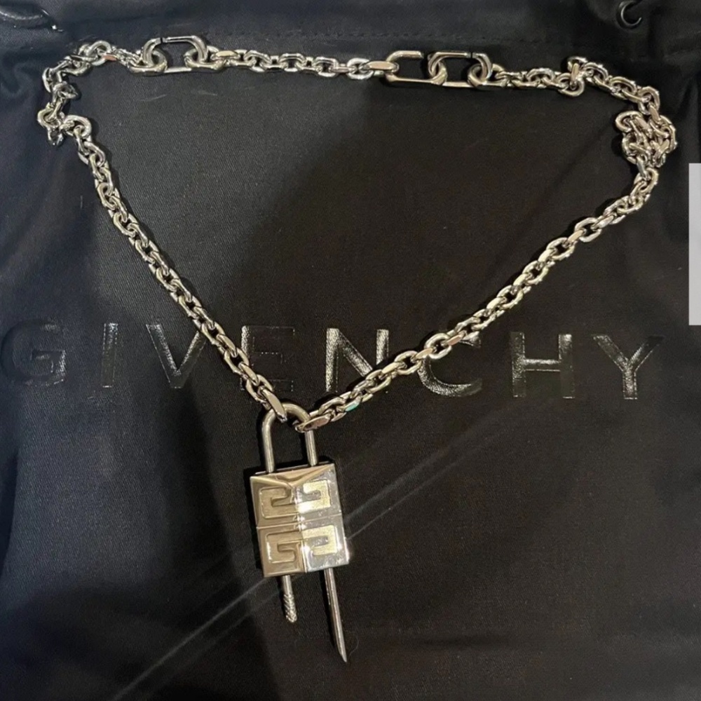 Givenchy Shark Lock Necklace